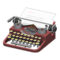 Typewriter (Brown) NH Icon.png