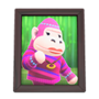 Violet's Photo (Dark Wood) NH Icon.png