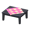 Wooden Table (Black - Pink) NH Icon.png
