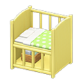 Baby Bed (Yellow - Green) NH Icon.png