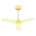 Ceiling Fan's Yellow variant