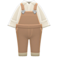 Denim Overalls (Beige) NH Icon.png