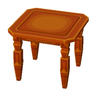 Exotic end table