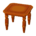 Exotic end table's Brown variant