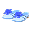 Flower Sandals (Blue) NH Storage Icon.png