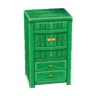 green wardrobe
