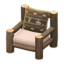 Log Chair (Dark Wood - Bears)
