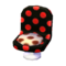 Polka-Dot Chair (Pop Black - Cola Brown) NL Model.png