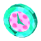 Polka-Dot Clock (Emerald - Peach Pink) NL Model.png