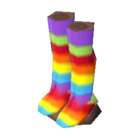 Rainbow tights