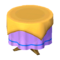 Round-Cloth Table (Yellow - Purple) NL Model.png