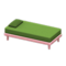 Simple Bed (Pink - Green) NH Icon.png