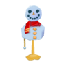 snowman lamp