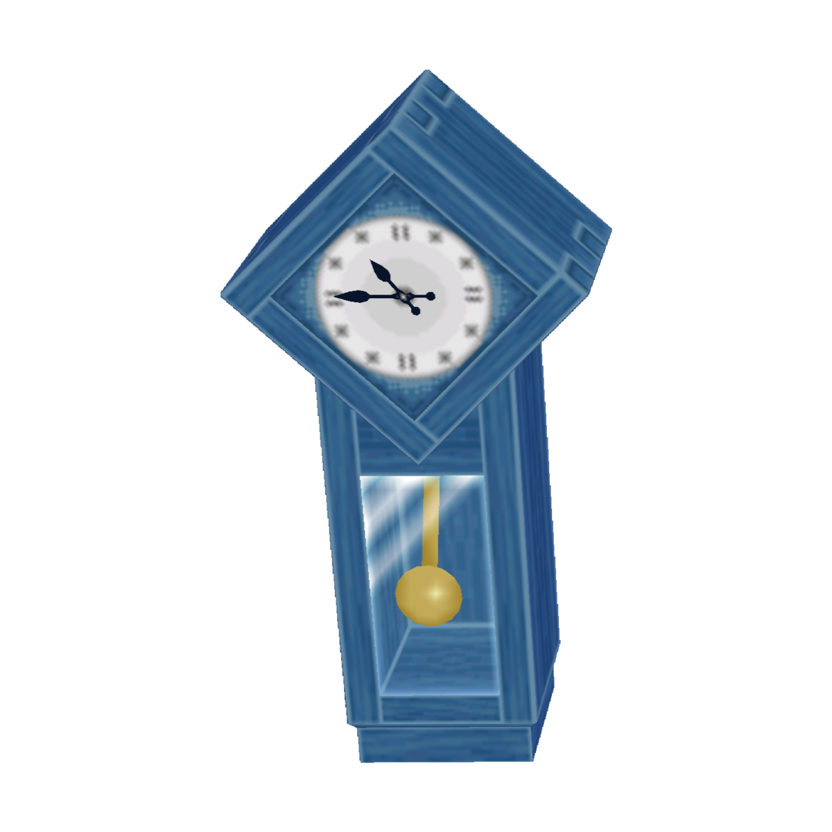 Blue Clock City Folk Animal Crossing Wiki Nookipedia