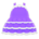 Dollhouse dress's Purple variant