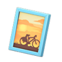 Framed Photo (Blue - Sunset Photo) NH Icon.png