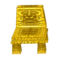 Golden chair