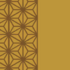 The Hemp Leaves (Asanoha) pattern for the Horizontal Split Curtains.