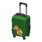 Rolling Suitcase (Green - Flowers) NH Icon.png