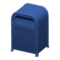 Steel Trash Can (Blue - None) NH Icon.png