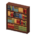 Wooden Bookshelf's Dark Brown variant