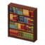 wooden bookshelf