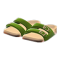 Comfy Sandals (Green) NH Storage Icon.png