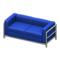 Cool Sofa (Silver - Blue) NH Icon.png