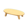 wooden low table
