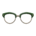 Browline glasses's Green variant