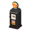 Retro Gas Pump (Black - Yellow Oil)