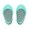 Vinyl Round-Toed Pumps (Mint) NH Icon.png