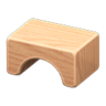 wooden-block stool