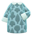 Forest-Print Dress (Pale Blue) NH Icon.png