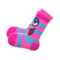 Funny-Face Socks (Pink) NH Icon.png