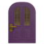 Purple Vertical-Panes Door (Round) NH Icon.png