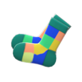 Color-Blocked Socks (Green) NH Icon.png