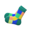 color-blocked socks
