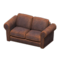 Double Sofa (Dark Brown) NH Icon.png