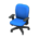 Modern office chair's Blue variant