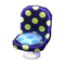 Polka-Dot Chair (Grape Violet - Soda Blue) NL Model.png
