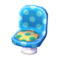 Polka-Dot Chair (Soda Blue - Melon Float) NL Model.png