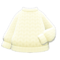 Simple Knit Sweater (White) NH Icon.png