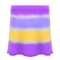 Tie-Dye Skirt (Purple) NH Icon.png