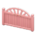 Wood partition's Pink variant