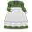 Full-length maid gown's Green variant