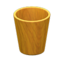 Wooden Waste Bin (Natural Wood)