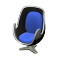 Artsy Chair (Silver - Blue) NH Icon.png