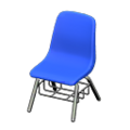 Basic School Chair (Blue) NH Icon.png