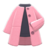 Collarless Coat (Pink) NH Icon.png